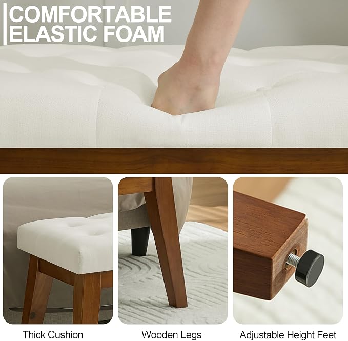 Beige-linen-tufted
