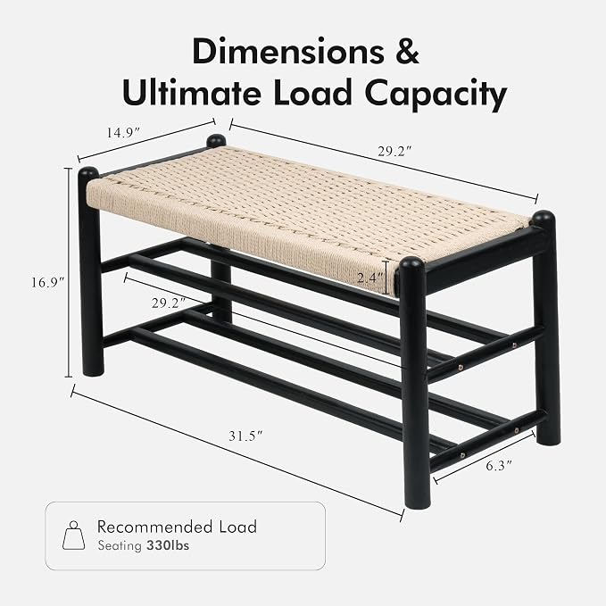 Black-3 Tier(rope Seat)