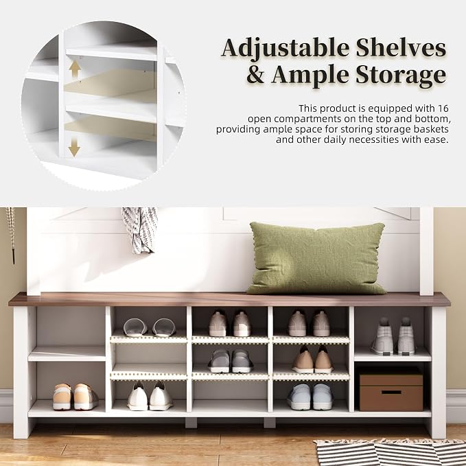 White/Storage Shelves