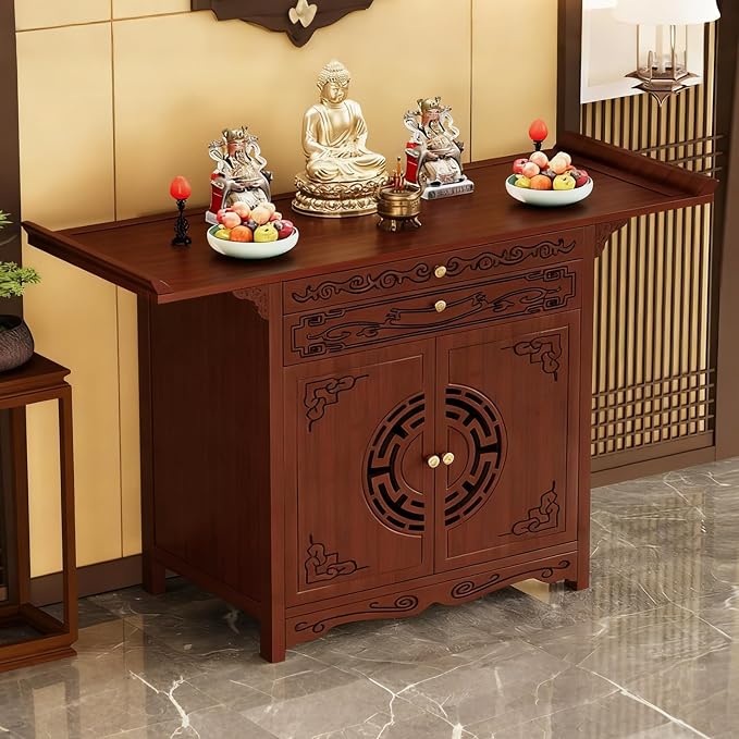 Rich Mahogany With Door