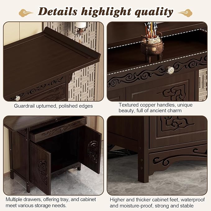Rich Mahogany With Door