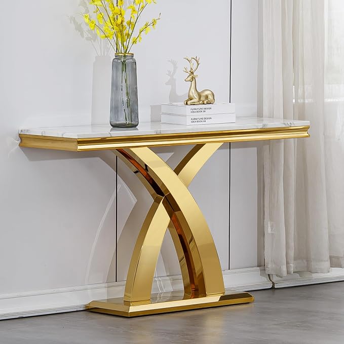 Gold-console Table
