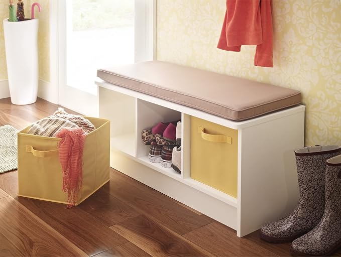 White With Tan Cushion