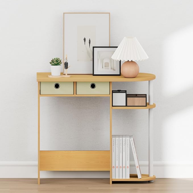 Beech/Ivory/White