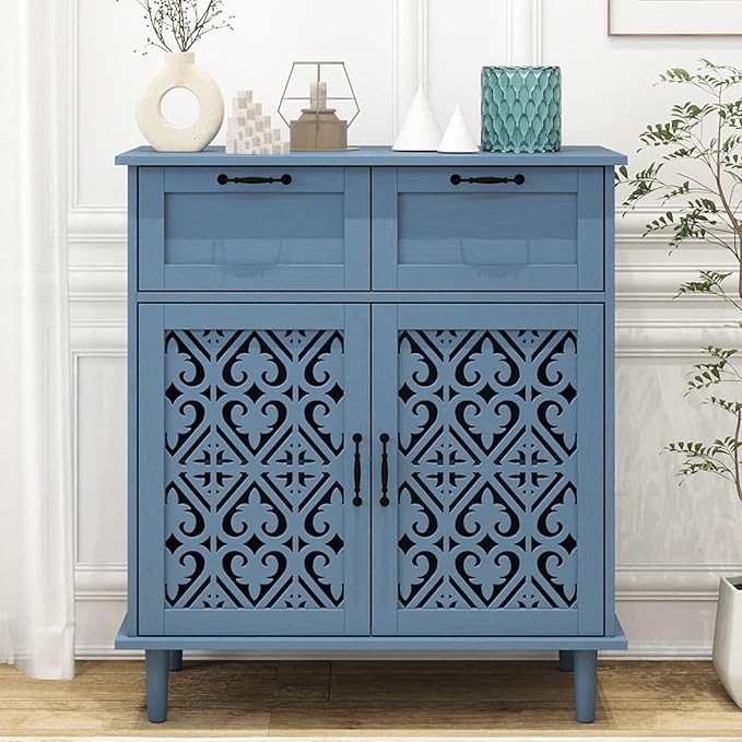Blue_2 Door 2 Drawer