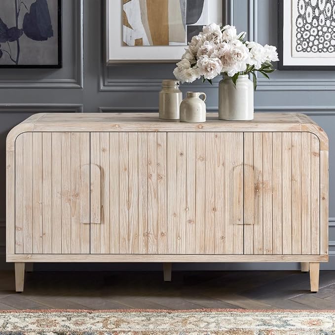 Antique White + Natural Wood Wash + Solid Wood+mdf