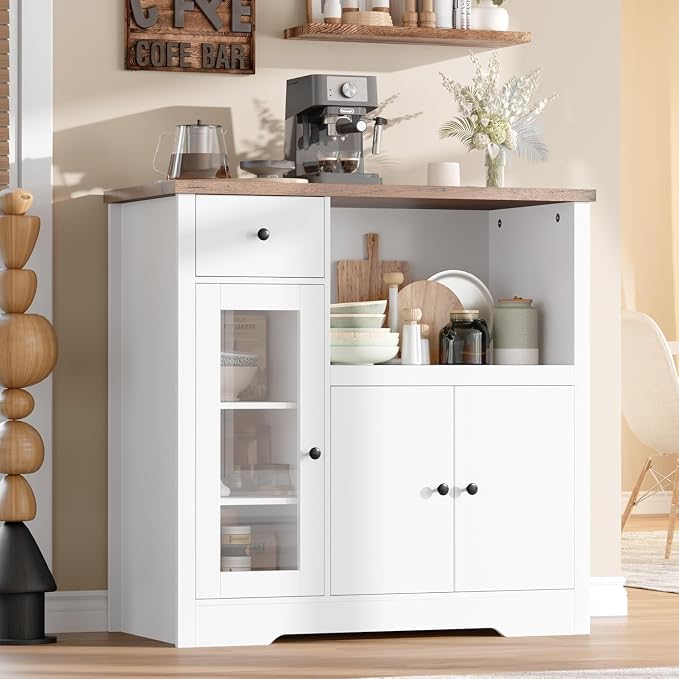 White & Walnut