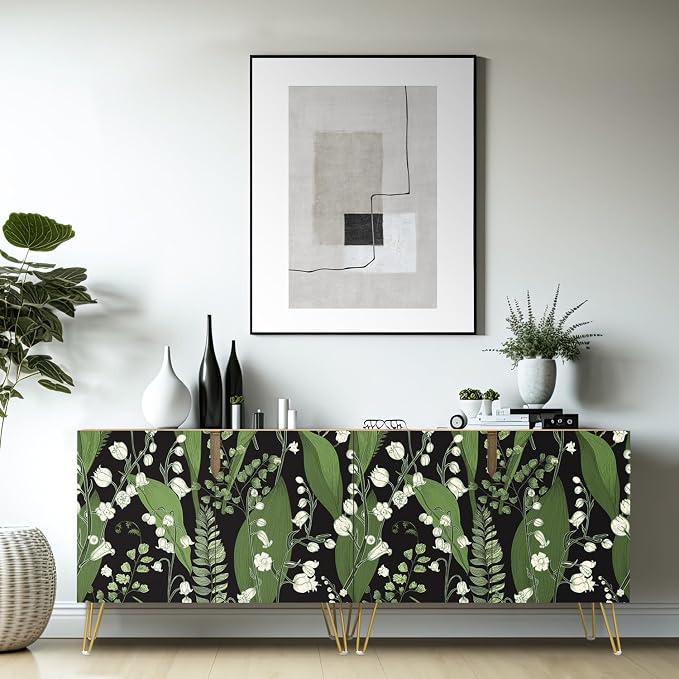 Green Forest Plant Leaves Patterns