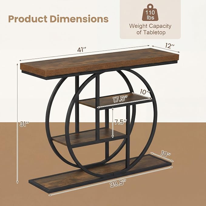 Rustic Brown+black