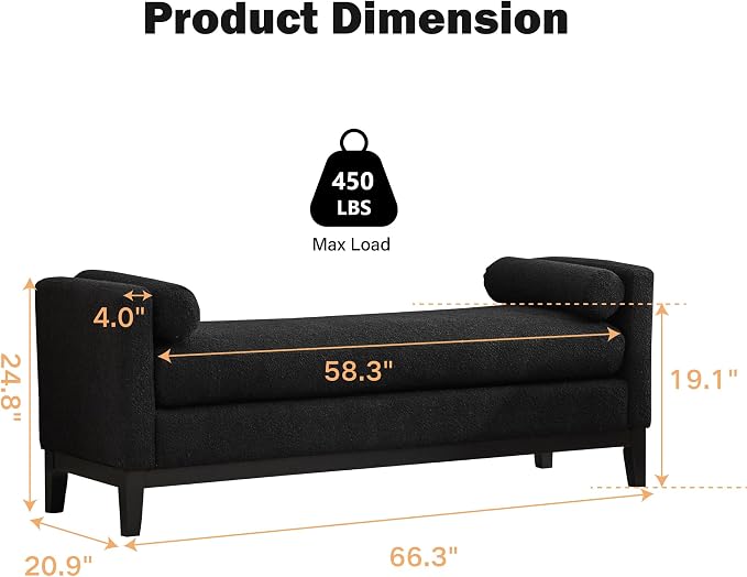66in-boucle Black
