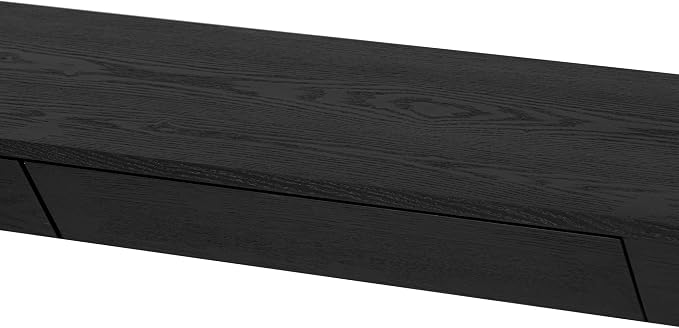 60in Black With Drawers