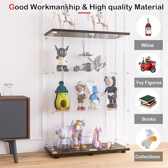 Black - 2 Doors & 3 Shelves