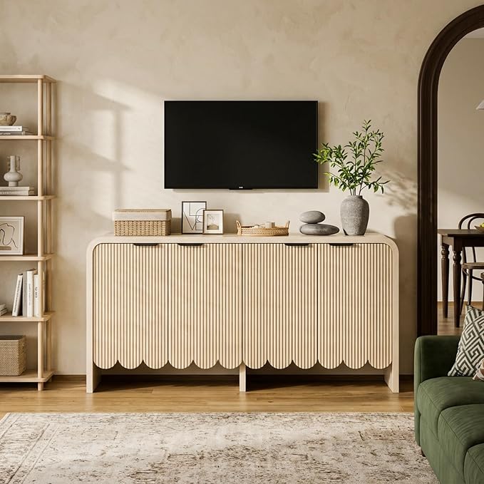 Beige-4 Door-buffet