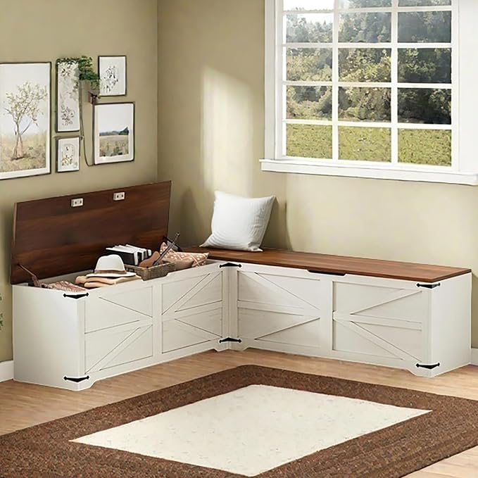 White & Walnut