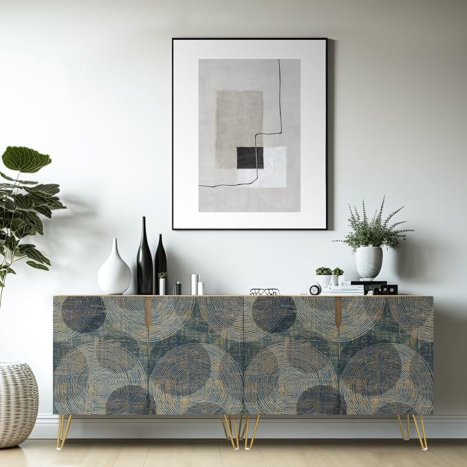 Black & White Geometric Line Patterns