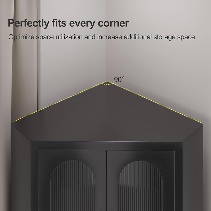 Cornercabinet-black