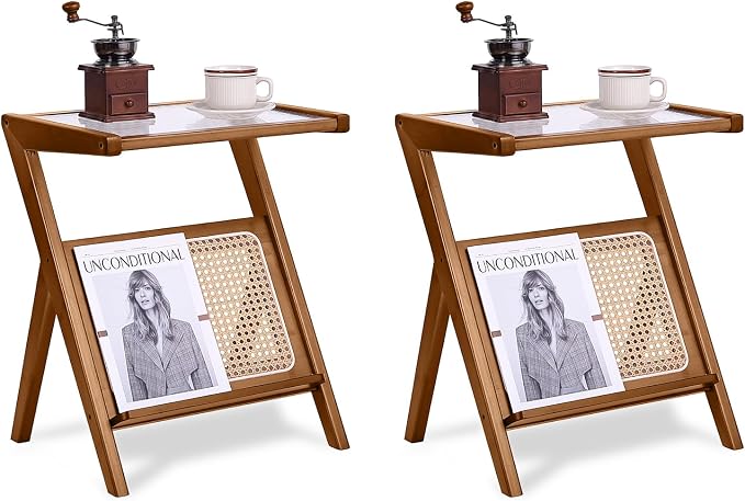 2 Pack Rattan-s-brown