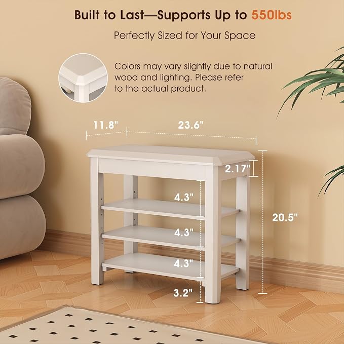 White-3 Tier(wood)