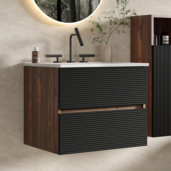 Walnut+black / 3 Holes