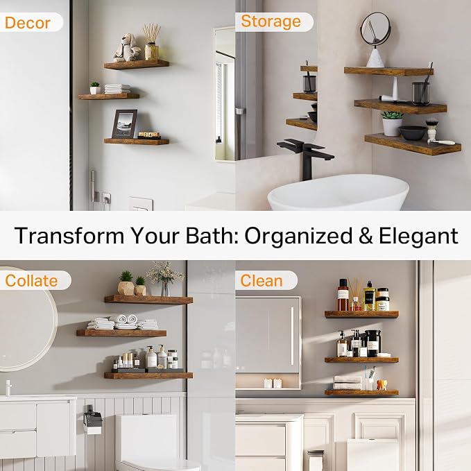 B. Rustic Brown - Americana Farmhouse Style