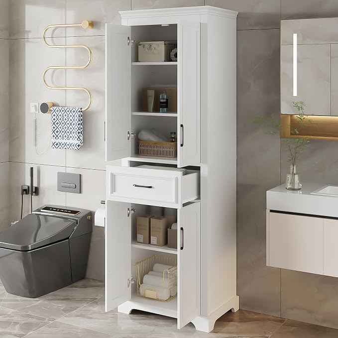 White/4 Doors & 1 Drawer