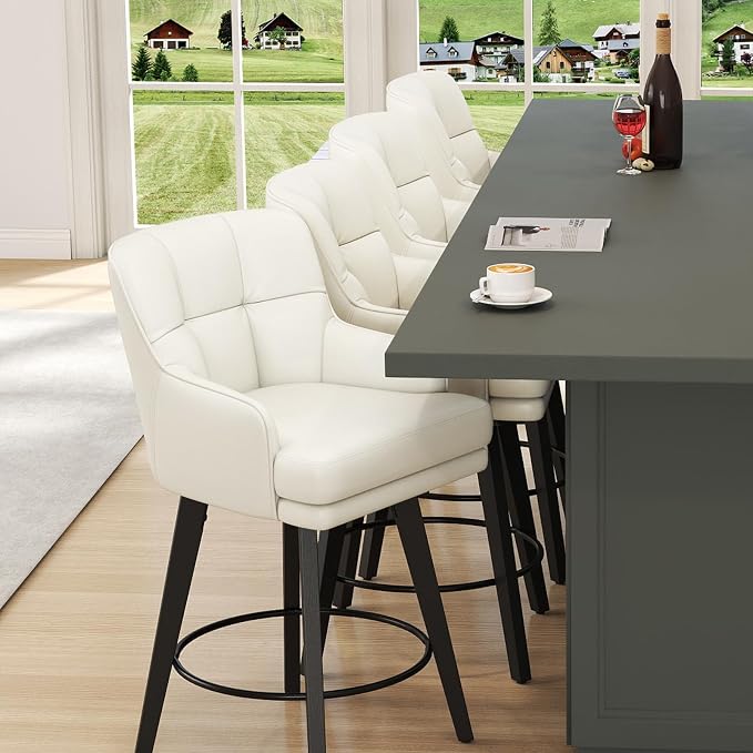White- Faux Leather
