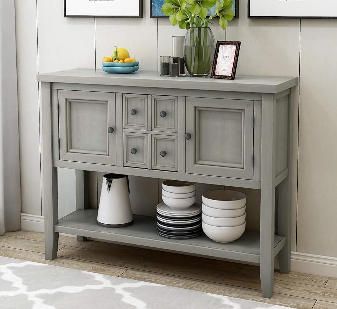 Antique Gray + Wood