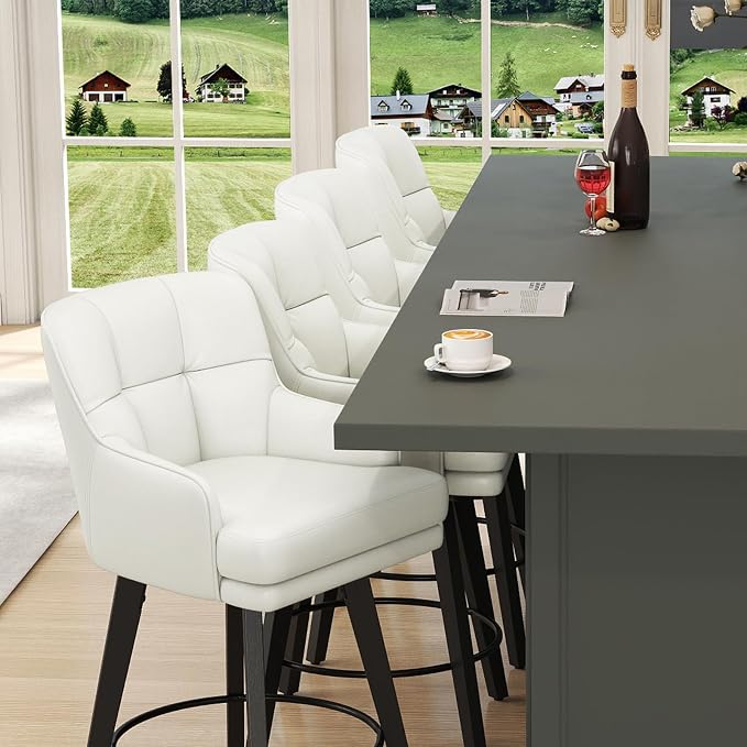 White- Faux Leather