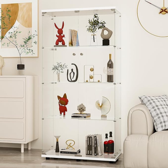 2-door 4-shelf, White