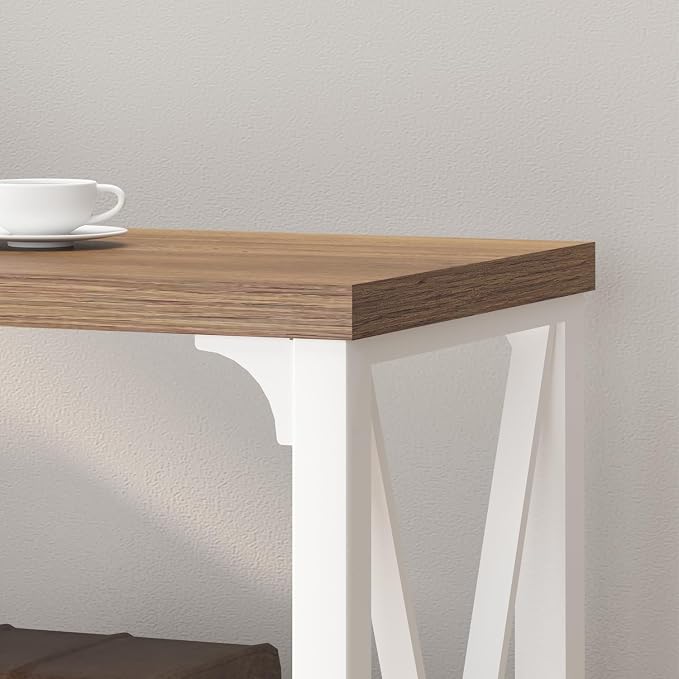 White and Rustic Oak