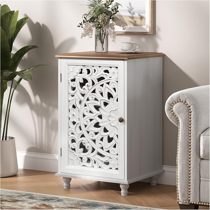 White & Walnut_1 Door