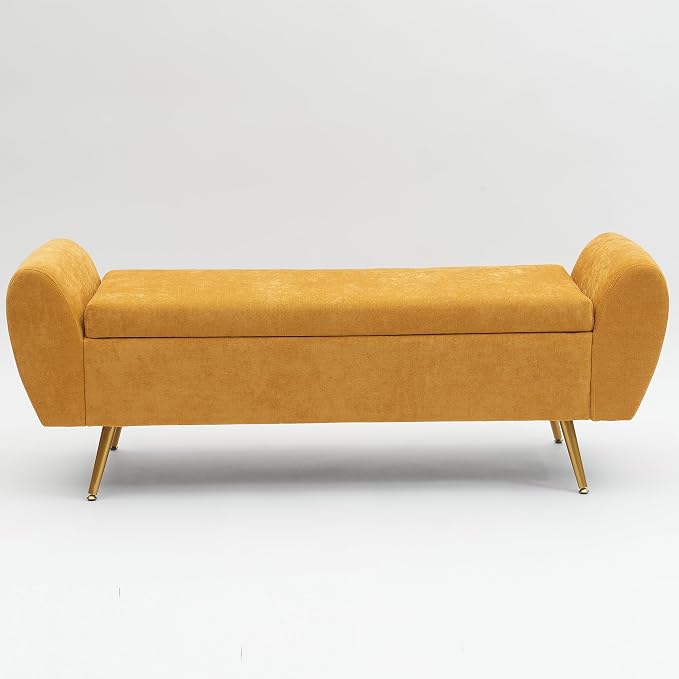 Chenille-mustard