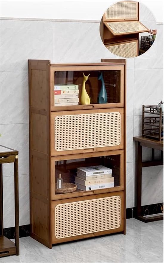 Door Material: Acrylic; Color: Brown