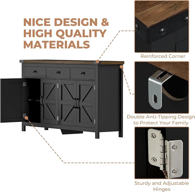 Black/Wood