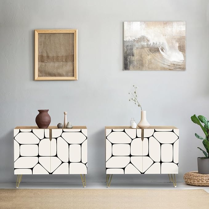 Black & White Pebble Tile Patterns