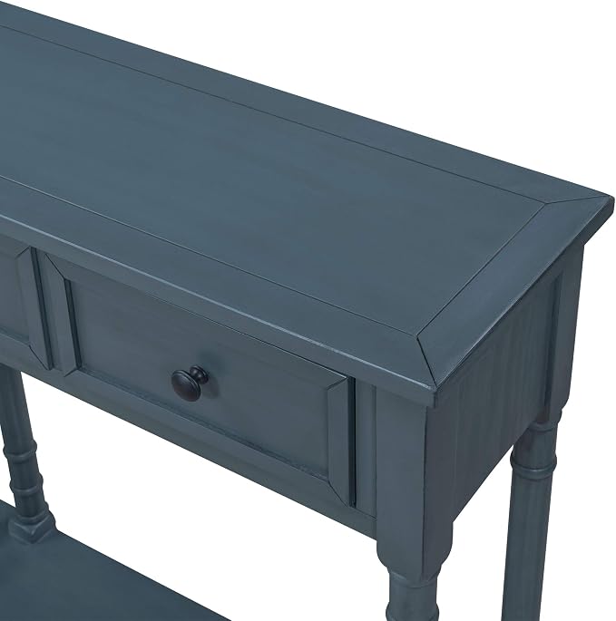 Antique Navy 2-drawer