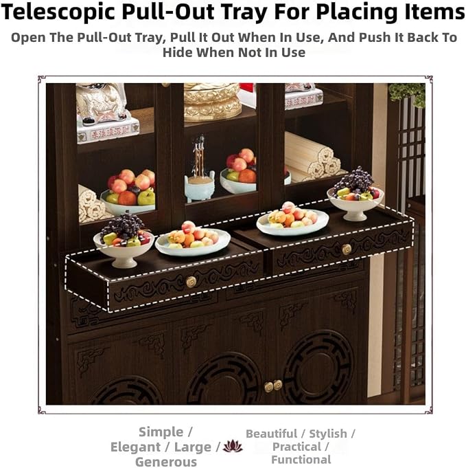 With Pull-out Board, Offering Table