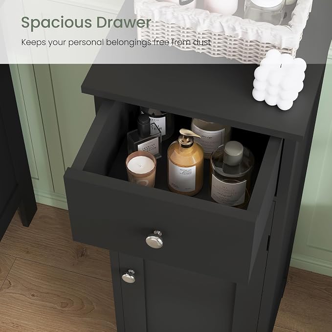 Black, 1 Drawers