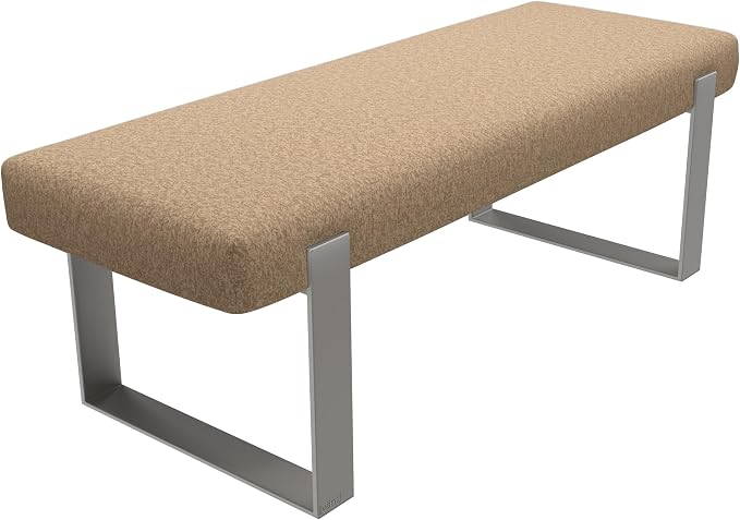 Faux Merino Wool Camel - Brushed Nickel