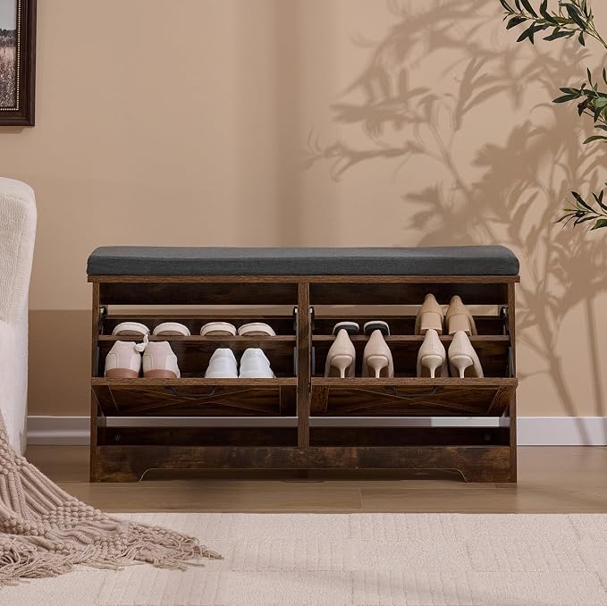 Brown-2 Flip Drawers
