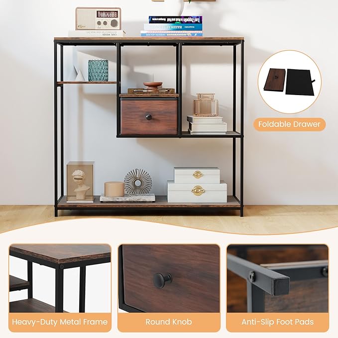 Rustic Brown + Black