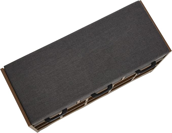 Walnut Wood Finish/Grey