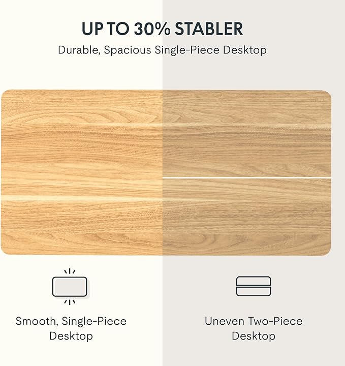 White Frame + Maple Top