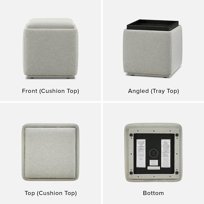 Light Gray Fabric, Cube