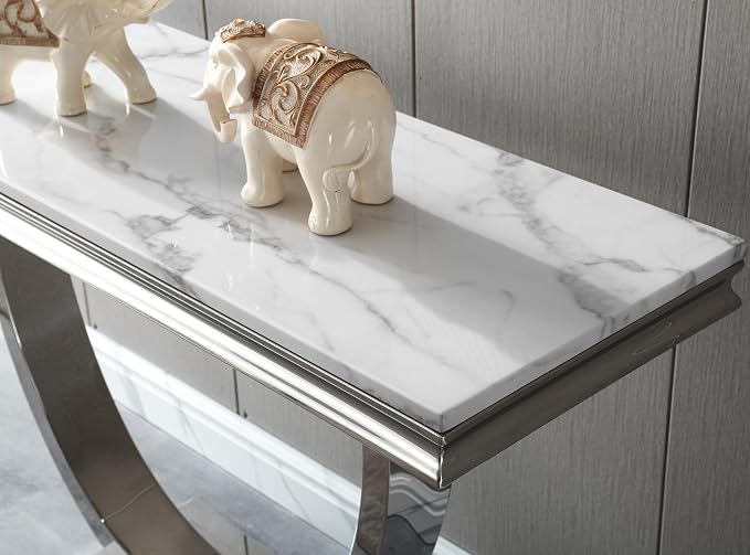 Coffee Table,white&gold