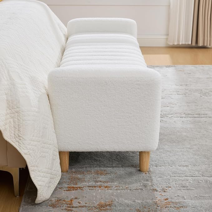 Teddy Fabric Ribbed - Ivory