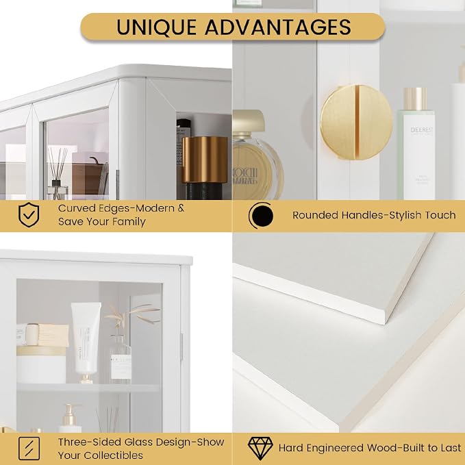 White+gold Handle