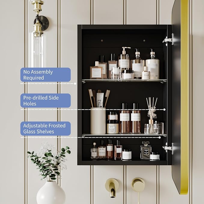 Brushed Gold Metal Frame