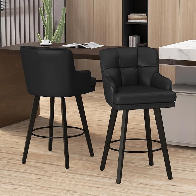 Black- Faux Leather