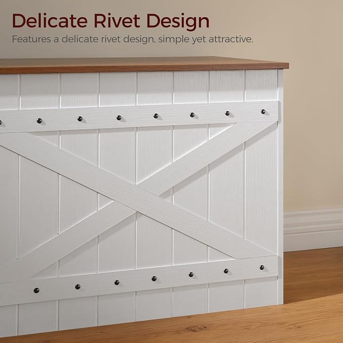 White + Walnut